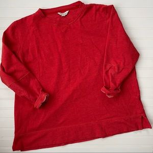 Coldwater Creek Relaxed Fit Orange Sweatshirt XL